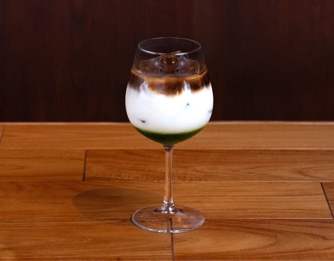 アイス抹茶カフェラテ